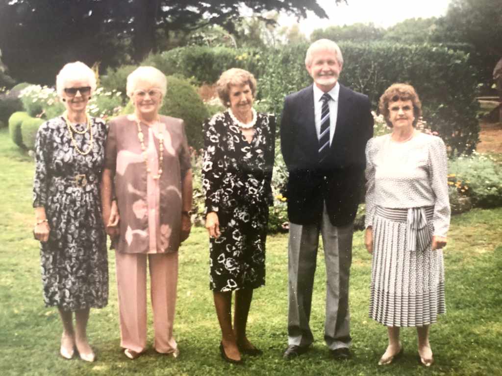 Betty, Jean, Hazel, Brian and Joan
